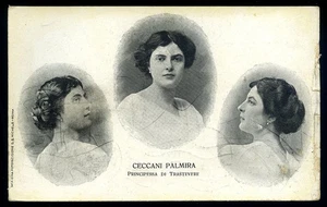 cartolina PALMIRA CACCANI principessa di trastevere - Imagen 1 de 2