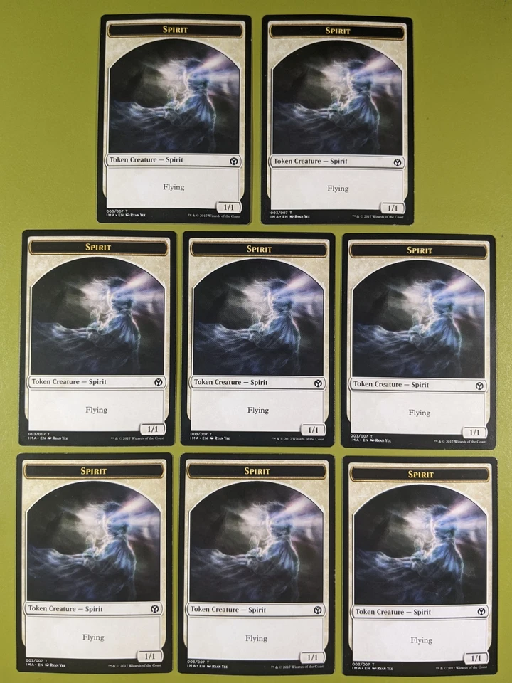 8 Spirit Token 003 Iconic Masters Magic the Gathering MTG 8 - Image 1 of 1