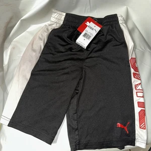 Puma Boys Athletic Shorts Black Small Size 8 - Picture 1 of 8