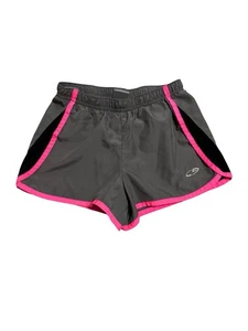 Champion Girls Shorts Gray Elastic Waist Running Athletic Pull-On Medium 7-8 - Picture 1 of 3