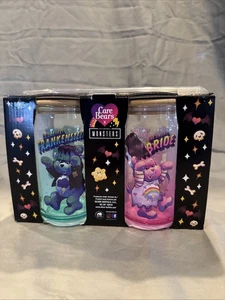Universal Monsters Care Bears Glas Becher Set Neu in Box - Bild 1 von 4