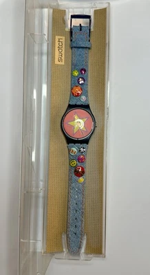 SWATCH GI101 STARS & PINS Gent 1998 *Not Tested* - Image 1 of 4