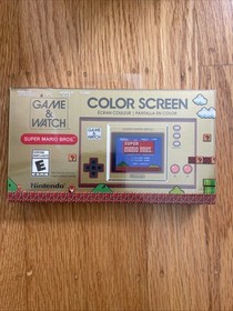 Nintendo Game & Watch Super Mario Bros Handheld Console Clock - Game and Watch