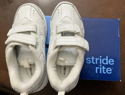Tênis Stride Rite Made2play Feminino Couro Branco, Tamanho 10 M - Imagem 1 de 4