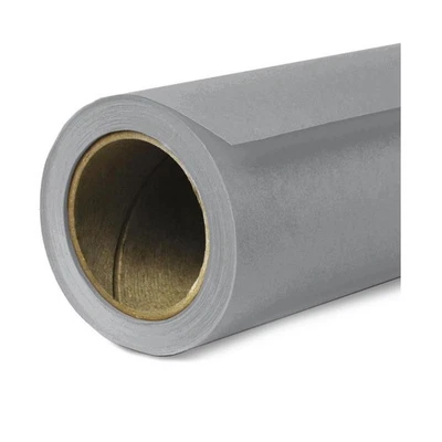 Papel de fondo sin costuras Widetone, 86" de ancho x 36' gris moda, #56 #56-86 Z Foto 1 de 4