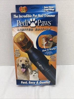 Pedi Paws Perro Gato Recortadora de Uñas Molinillo para Mascotas Apenas Usado Foto 1 de 4
