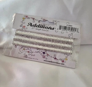 Tira de apliques de diamantes de imitación Additions rectángulos anchos | 27 pulgadas - Imagen 1 de 2