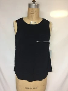 1.State Split Back Tank 8127025 Black XS NWT - Picture 1 of 4