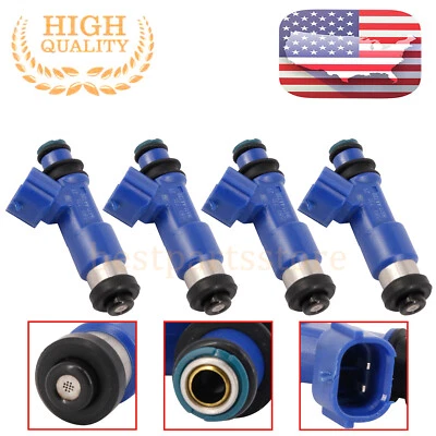 4 * Dark Blue 565cc Fuel Injectors 842-12341 For Subaru WRX STI 16611-AA720 2.5L Foto 1 de 4