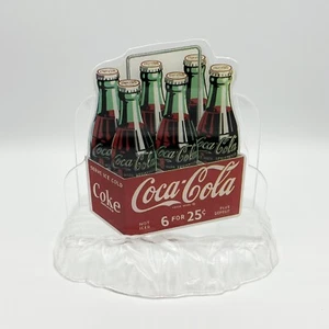 Coca-Cola Vintage 1995 Napkin, Straw, Utensil Holder/Caddy, Sturdy Plastic - Picture 1 of 4