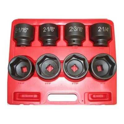 3/4" Drive Impact Socket Set Add-On 8PC Jumbo Sizes to 2-1/2" CR-MO Tools - Image 1 of 3