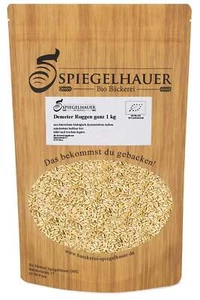 Demeter Bio Roggenkörner 1 kg Roggenkerne Samen ganzes Korn selber mahlen - Bild 1 von 3