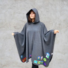 Fleece Hooded Camp Blanket Scout Guide Camp Blanket Poncho