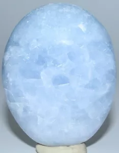 Piedra Palma Calcita Azul Mexicana / 2.33" (59.18 mm) / 3.80 oz (107.72 gr) / 3345 - Imagen 1 de 15
