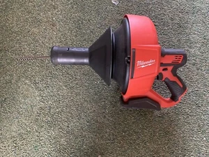 Milwaukee 12 12-Volt Lithium-Ion Cordless Auger Snake Drain    No Cable - Picture 1 of 1