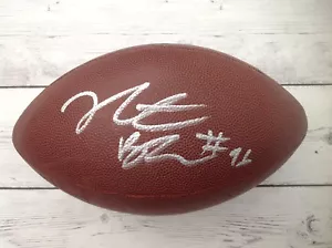 Kentwan Balmer Signed Autographed Official Size Wilson Football SF 49ers a - Picture 1 of 4
