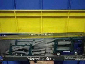 Modellino in lega camion testa piatta trasporto auto Mercedes Benz 1/43 - Foto 1 di 4