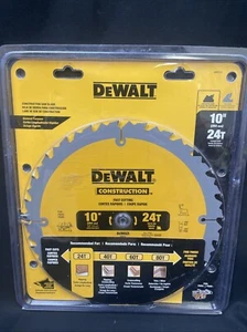 DEWALT DW3112 10 24T SAW BLADE *BRAND NEW *SEALED - Picture 1 of 3