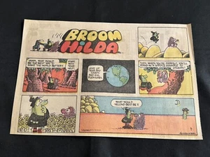 #H03 BESEN-HILDA von Russell Myers 3 Stück Sonntag halbe Seitenstreifen 1980 - Bild 1 von 3