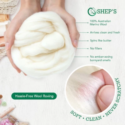 Wool For Spinning into Yarn with your Spinning Wheel or Drop Spindle - Image 1 of 4