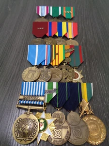 Lote de 17 grupos de medallas de la Marina de los Estados Unidos VIETNAM COREA Pro montados sin nombre calidad de museo - Imagen 1 de 19