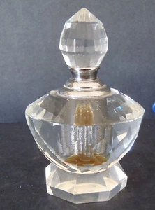 Clear Crystal Perfume Bottle - Picture 1 of 3