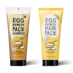 Too Cool For School Egg Remedy Pack Shampoo 200g & Hair Pack 200g SET - Picture 1 of 1