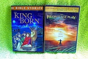 NEU/VERSIEGELT 2ER-PACK - 10 NEST ANIMIERTE BIBELGESCHICHTEN + DIE PILGERFAHRT SPIELEN DVD SET! - Bild 1 von 12