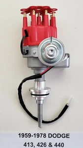 DODGE CHRYSLER 413 426 440 1959-1978 RED Small Cap HEI READY TO RUN Distributor - Picture 1 of 1