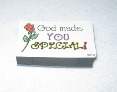 Stampendous - 泡沫橡皮图章 - 上帝让你特别 — 第 1/2 张图片