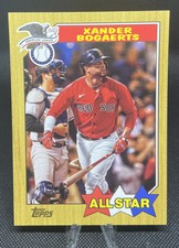 2022 Topps '87 All-Star Box Topper #OTAS12 Xander Bogaerts Boston Red Sox