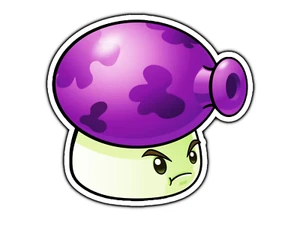 Fume Shroom Plants Zombies Sticker Waterproof Vinyl Decal Die-Cut Car Laptop - Picture 1 of 1