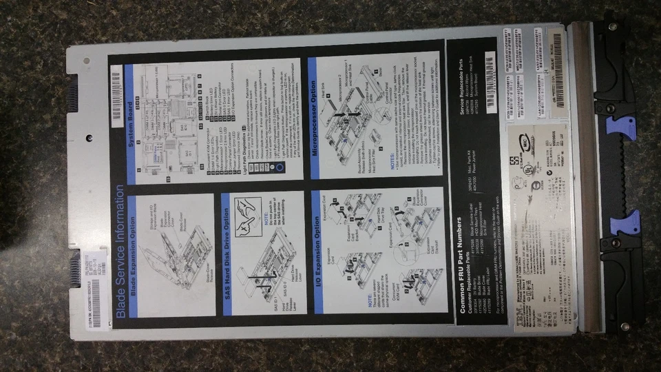 IBM 8853L4U HS21 Blade Server Dual Core 5140 2.33ghz/1333/4mb,8GB Memory - Image 1 of 2