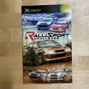 Vintage 2002 RalliSport Challenge Microsoft Xbox Original Insert MANUAL ONLY - Picture 1 of 2