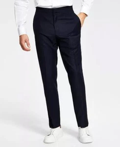 Alfani Mens Slim Fit Navy Blue Tuxedo Pants 32 x 32 - Picture 1 of 4