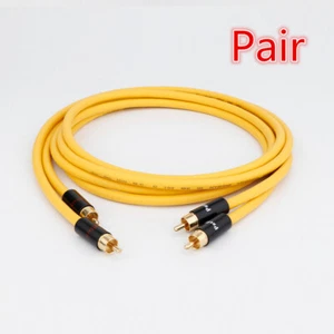 Par de cables de audio OFC RCA enchufe enchapado en oro cable de extensión de gama alta adaptador de cable NUEVO - Imagen 1 de 13