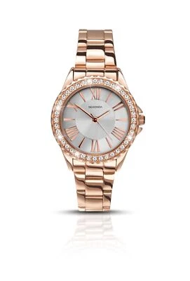 Reloj Sekonda para mujer correa de oro rosa y esfera plateada 2358 Foto 1 de 4