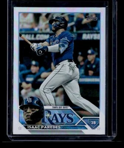 2023 Topps Series 2 #621 Isaac Paredes pellicola arcobaleno - Foto 1 di 2