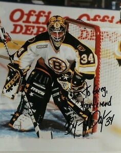 Byron DaFoe #34 Boston Bruins Autographed Signed Hockey 8x10 NHL Photo 