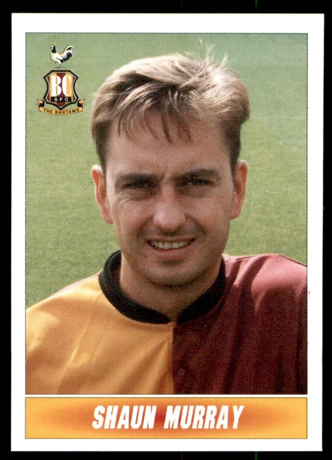 Panini 1st Division 1996-1997 Shaun Murray Bradford City No. 54 - Image 1 of 2