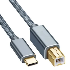 USB Type-C to USB B 2.0 Printer Cable Scanner Laptop Hot U4L0 - Picture 1 of 16