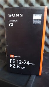 NEW IN BOX - Sony 12-24 mm F/2.8 GMASTER Ultra Wide Zoom Lens