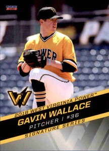 2018 West Virginia Power Choice #25 Gavin Wallace Madison New Jersey NJ Card