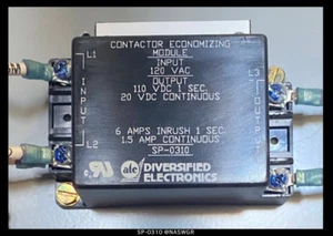 Diversified Electronics SP-0310 Contactor Economizing Module - 120vAC - Tested - Picture 1 of 3