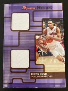 2007-08 Bowman Draft Picks & Stars Relics Dual Bronze Chris Bosh ed/50 (lesen) - Bild 1 von 2