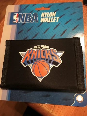New York NY Knicks NBA Nylon Trifold Wallet Cover