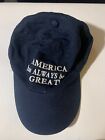 America Hat Adjustable Blue White Pre-Owned Ht62+14