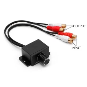 Auto Speaker Audio Amplifier Bass RCA Level Remote Volume Control Knob Regulator - Picture 1 of 8