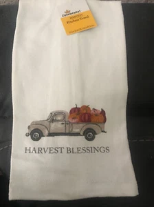 kitchen dish towel harvest blessings - Picture 1 of 6