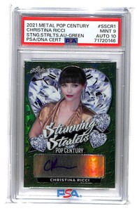 2021 Pop Century Metal #SSCR1 Christina Ricci PSA 10 Gem Mint